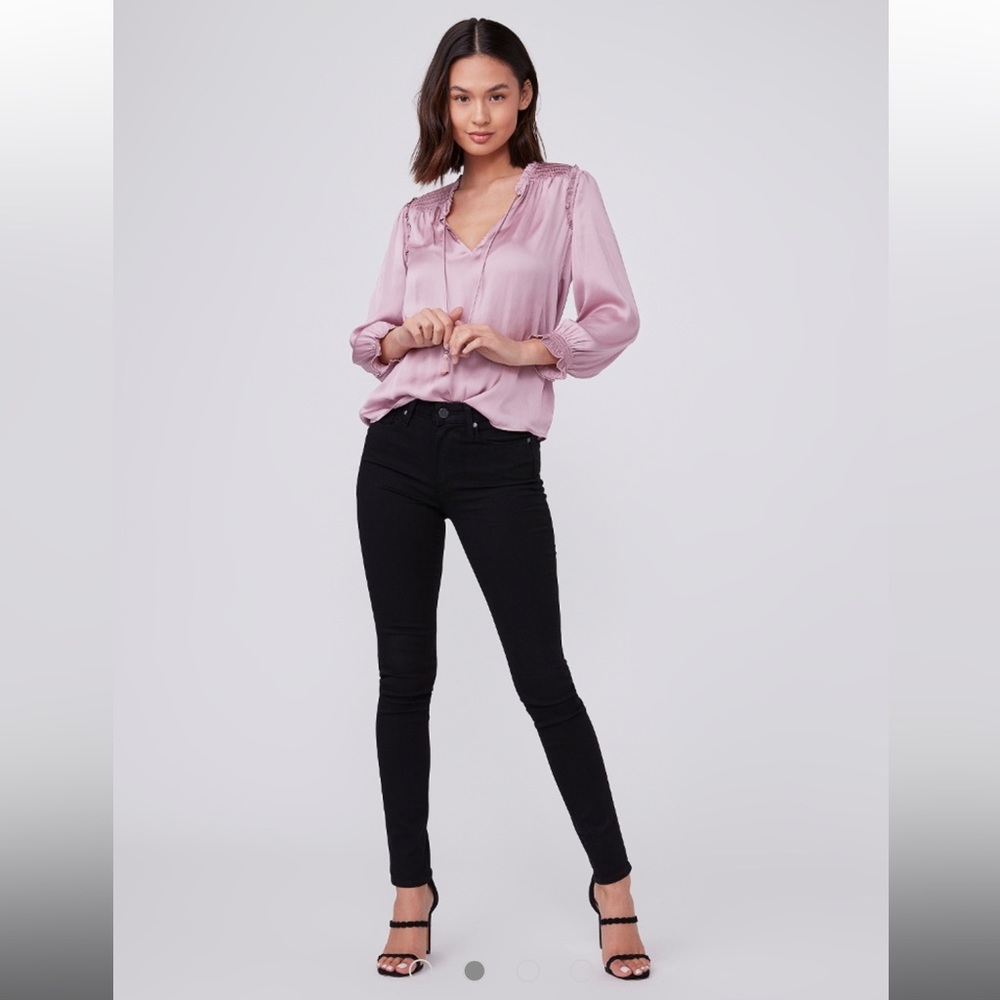 Paige Super skinny Black Shadow Jeans